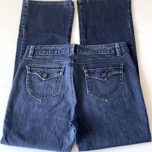 Nine West Woman Boot Cut Blue Jeans Size 8